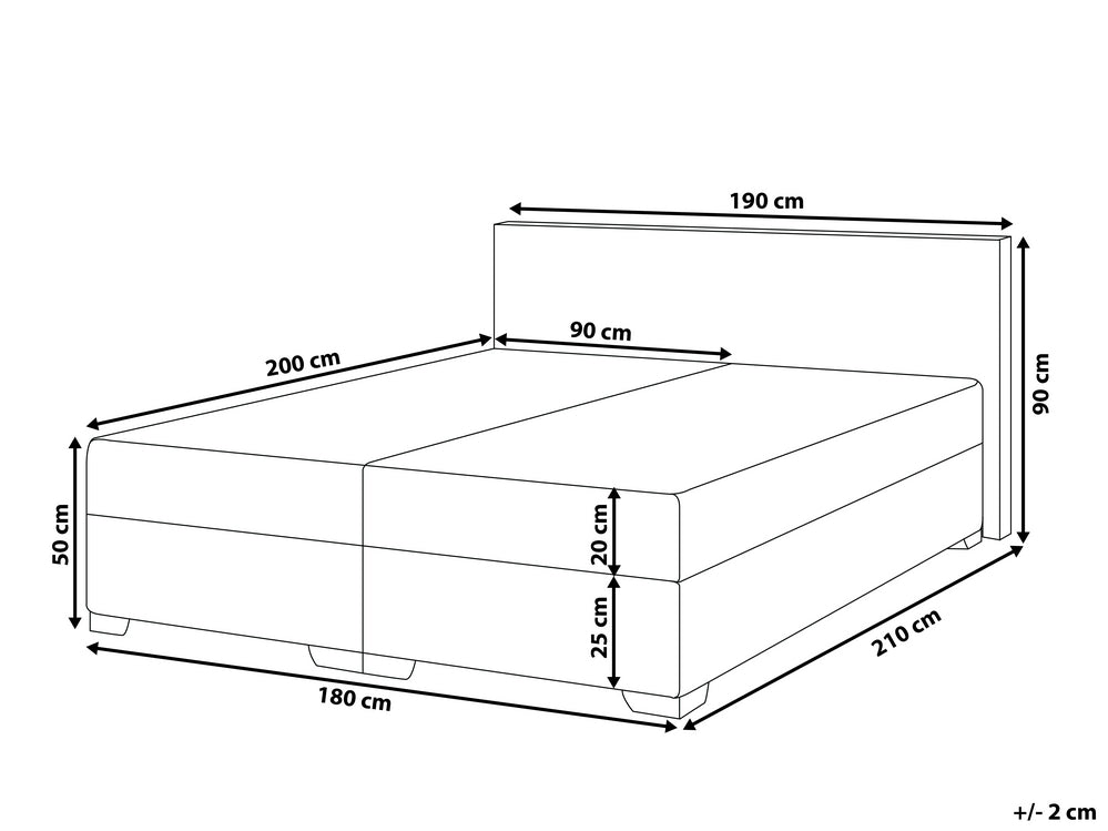 PRIME Elegant Chenille Queen Bed with Modern Vertical Lines Headboard